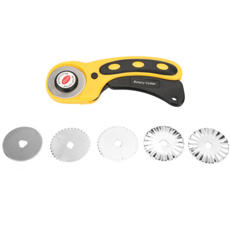 Eosnow Cutter rotatif 45mm avec lames pour tissu cuir papier vinyle bricolage artisanat Patchwork outil de couture (1/5)