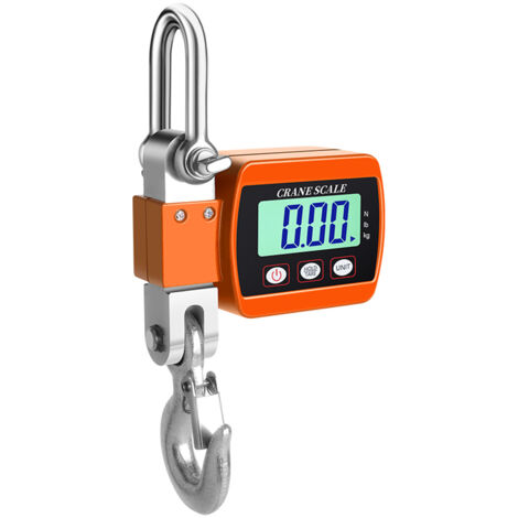 Eosnow Balance à crochet électronique industrielle portable à affichage numérique LCD, 0,05 à 500 kg, avec fonction de changement d'unité (1/5)