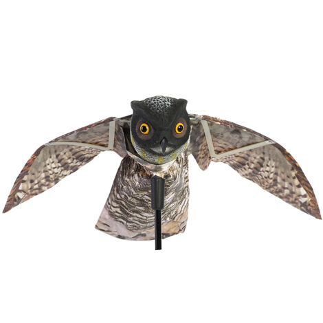 Eosnow Hibou Prowler avec épouvantail de jardin à ailes mobiles, leurre prédateur, ravageur (1/6)