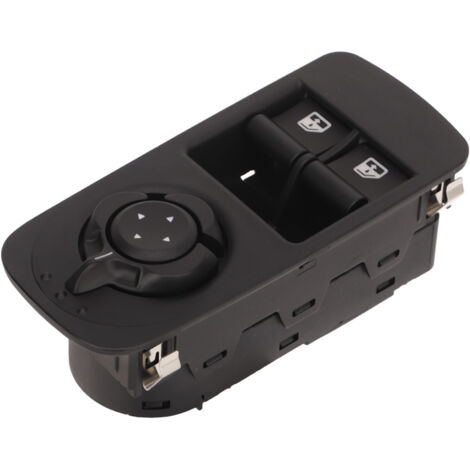 Eosnow Interrupteur de lève-vitre avant gauche 156085170, interrupteur de commande de puissance électrique de remplacement pour Alfa Romeo Mito 2008 – 2021