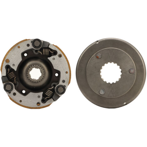 Eosnow Embrayage automatique ATV avec couvercle 17mm, ensemble d'embrayage de démarrage du moteur pour Dirt Bike chinois 50cc à 110cc Go Kart