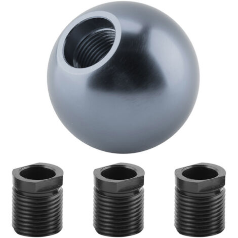 Eosnow Pommeau de levier de vitesse manuel universel pour voiture, en forme de boule ronde (titane)
