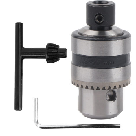 Eosnow Mandrin de perçage à 3 mâchoires, type clé, trou de fixation de 8 mm, pour rectifieuse et polisseuse