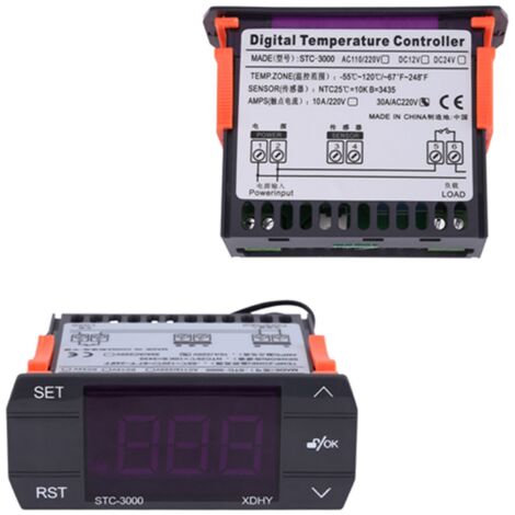 Thermostat Numérique MH1230A 30A 220V – Contrôle Précis Chauffage & Réfrigération -40°C à +120°C