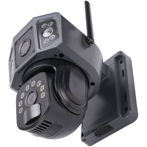 Caméra De Surveillance Wifi Extérieure VIMKIM – Pan/Tilt 360° – Solaire Et Batterie (Neuf)