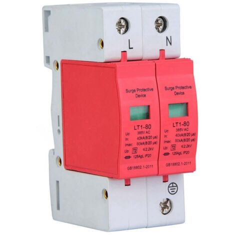 Eosnow Dispositif de protection contre les surtensions, protecteur téléphonique contre les orages, parafoudre basse tension (2P80KA) (1/5)
