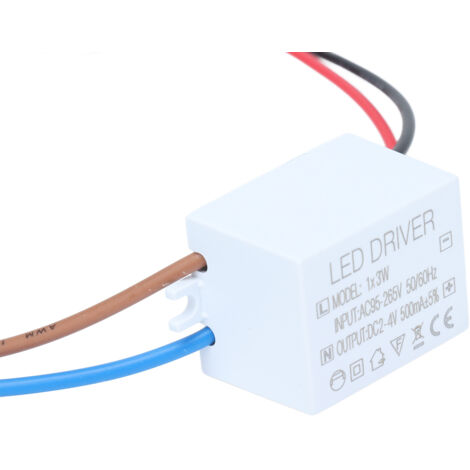 Transformateur LED ANWAY 33V CC 15W 500mA - Blanc, Pour éclairage LED, Marque Mili Leuchten | Driver