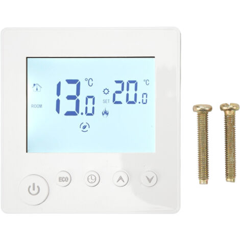 Contrleur de Thermostat de chauffage au sol, panneau de commande Programmable, écran LCD 90V-240V pour la maison