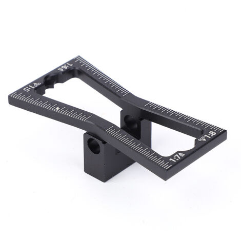 Eosnow Outil de guidage pour le travail du bois, jauge de marquage, Joint à queue d'aronde en aluminium