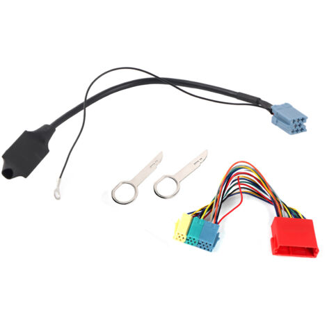 Eosnow Adaptateur Audio Bluetooth 5.0, 20 broches/8 broches, connecteur Radio, stéréo de voiture, convient pour A2 A3 8L 8P TT