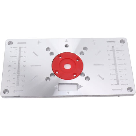 Plaque D'insertion En Aluminium Pour Table De Défonceuse - 200 X 240 Mm