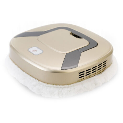 Eosnow Nettoyeur de vadrouille automatique ABS avec batterie au Lithium intégrée, Robot de nettoyage humide et sec pour la maison, Champagne