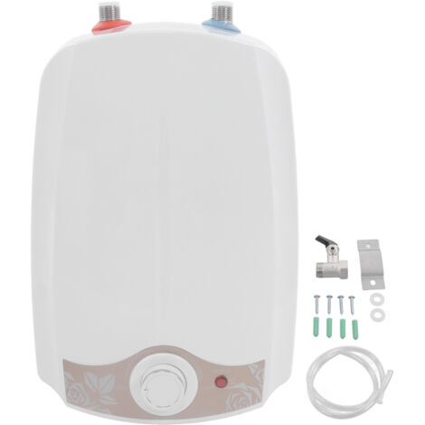 Eosnow 8L Mini chauffe-eau électrique IPX4 cuisine chauffe-eau électrique avec sortie d'eau supérieure pour un usage domestique ue 220V (1/5)