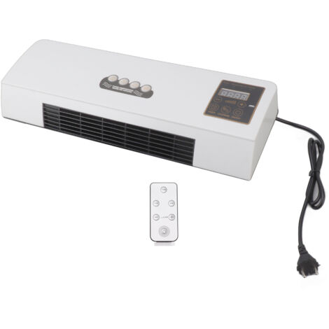 Eosnow – Climatiseur mural 1800 W – Refroidissement et chauffage électrique – Minuterie et télécommande – Vent naturel et chaud – Pour chambre et salle de bain