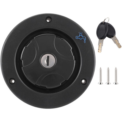 Eosnow Bouchon de remplissage d'eau étanche verrouillable avec 2 clés pour camping-car caravane RV (1/5)