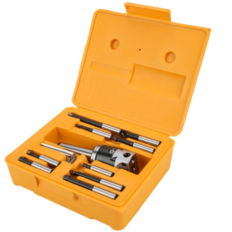 EJ.life Kit De Fraises à Tête D'Alésage Set 40CR Haute Précision Outil