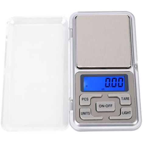 Eosnow Mini balance de poche portable 500 g 0,1 g, balance alimentaire électronique numérique, avec rétroéclairage haute précision