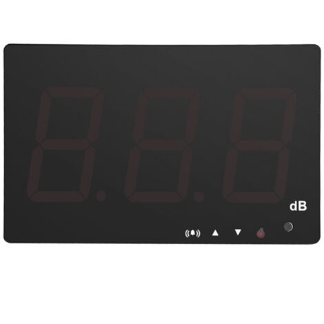 SNDWAY alimenté par USB 9,6 "LCD sonomètre numérique tenture murale 30-130dB testeur de bruit (1/5)