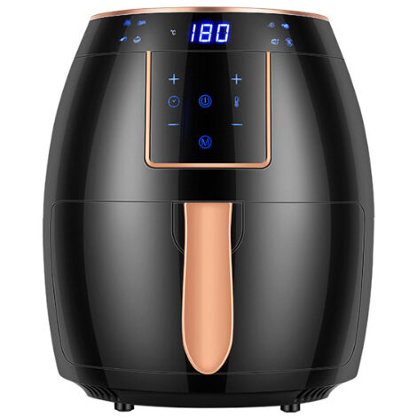Eosnow Friteuse à Air domestique 5,5 l, grande capacité 1300W, grande puissance de feu, écran tactile LCD, électrique avec ustensiles de cuisson (1/5)