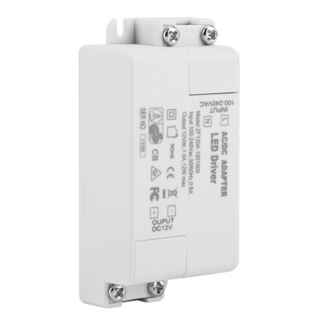 Eosnow Transformateur de puissance de commutateur de pilote de LED SMD AC 100-240 V à DC 12 V pour bande lumineuse LED (12 W) (1/4)