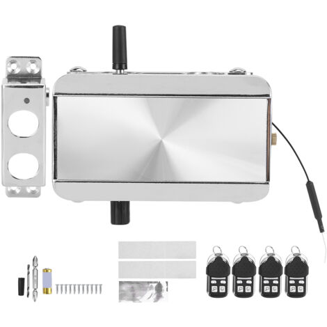 Eosnow Kit de serrure de porte électronique intelligente, 4 télécommandes, déverrouillage Bluetooth, antivol dissimulé, pour maison, htel, appartement (1/5)