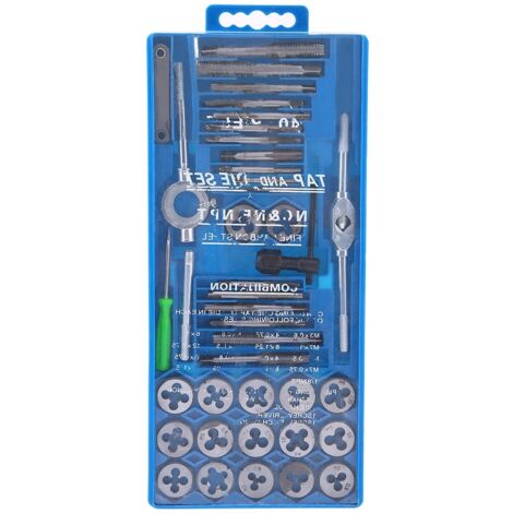 Jeu De Tarauds Métriques M2 à M30 - Pour Fileter Des Trous à La Main, En Acier Allié, 2 Pièces