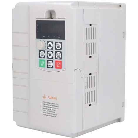 Eosnow Convertisseur de fréquence, convertisseur de moteur universel 5.5KW, entrée monophasée 220V, sortie triphasée 380V