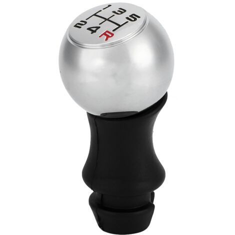 Pommeau De Levier De Vitesse 5 Vitesses Pour Citroën C5 (2001-2008) Et Xsara Picasso (1999-2008) - Finition Argentée, Avec Convertisseur - Remplacement Direct - 4