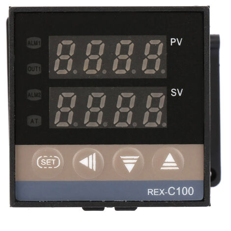 Eosnow Contrôleur de température numérique PID, sortie relais REX C100FK02-MAN (1/5)