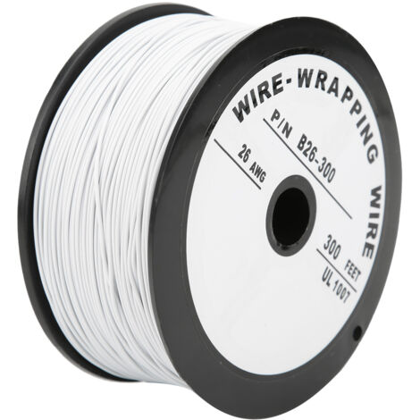 Eosnow Câble de connexion de fil électrique UL1007, ligne de câblage d'aviation en cuivre étamé 100 mètres 26AWG (1/5)