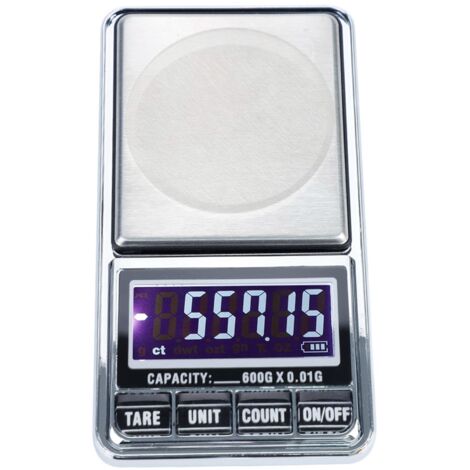 Eosnow Balance de poche électronique numérique USB de haute précision (600 g/0,01 g) (1/5)