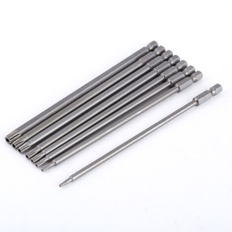 150mm 8 pièces S2 acier étoile tête tournevis ensemble embouts outils à main magnétique tournevis ensemble
