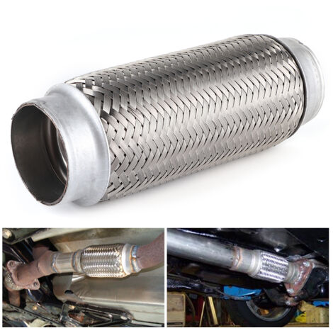 Eosnow – Tuyau flexible d'échappement en acier inoxydable 55x200mm – Technologie de moulage ondulé – Étanchéité optimale – Universel pour voiture