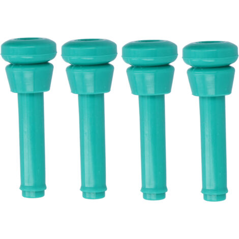 Doublure de Machine à traire en Silicone vert, 4 pièces, doublure de lait pour bétail, vache, outils d'élevage (1/5)