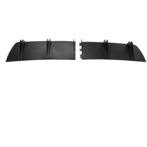 Eosnow Diffuseur de pare-chocs arrière universel à 5 ailerons, aileron noir pour châssis de voiture, accessoires de style modifiés Shark (1/5)