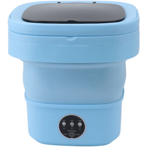 Mini Machine à Laver Portable Rechargeable - Capacité 1.1L - Batterie 2000mAh - Pour Sous-vêtements, Chaussettes, Vêtements Bébé
