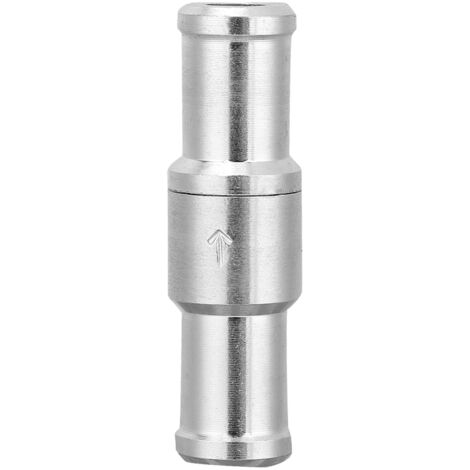 Eosnow Clapet anti-retour droit en aluminium, pour carburant, diesel, gaz, liquide, air, sens unique, anti-retour (12 mm) (1/5)