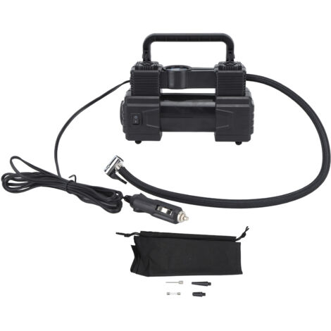 Eosnow Gonfleur de pneus, compresseur d'air double cylindre robuste, avec lampe de travail LED, pour camion 12 V 120 psi (1/5)
