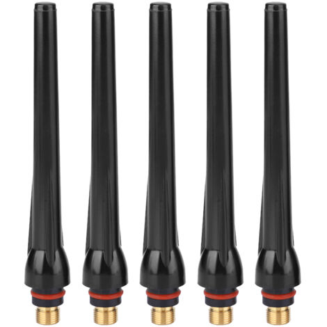 Eosnow Lot de 5 coupe-fils de soudage TIG à capuchon arrière long pour SR17/SR18/SR26 0,9 x 0,5 cm