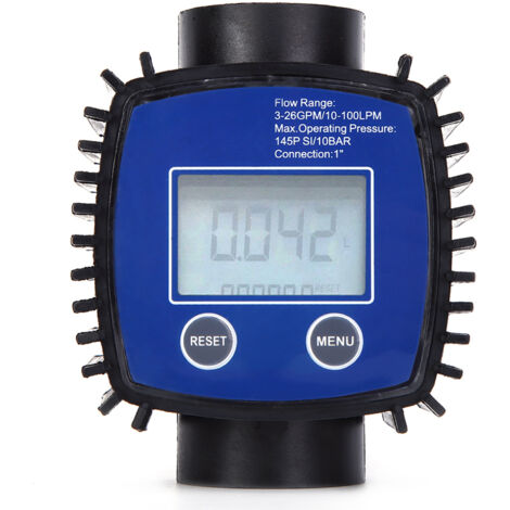 Eosnow Débitmètre d'eau et de Diesel à affichage numérique, haute précision, filetage interne de 1 pouce