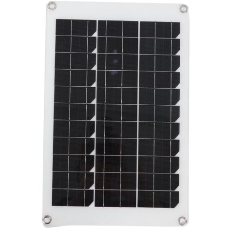 Eosnow Kit de pompe de fontaine solaire 20W panneau alimenté à l'eau Submersible à faible bruit 12V pour bain d'oiseaux étang à poissons jardin hydroponique (1/5)