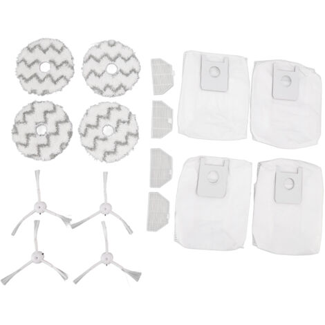 Eosnow Ensemble de sac à poussière, filtre, chiffon, brosse latérale, accessoires pour aspirateur robot Roidmi EVA SDJ06RM (1/5)