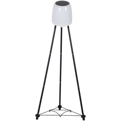 Eosnow Lampadaire extérieur solaire Patio lampe extérieure à énergie solaire lampe extérieure solaire RGB avec support pour plante (1/5)