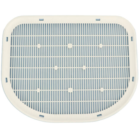 Eosnow Tapis de litière pour chat, Filtration multicouche, réutilisable, anti-déversement, tapis de piégeage de litière pour chaton, fournitures pour animaux de compagnie,bleu (1/5)