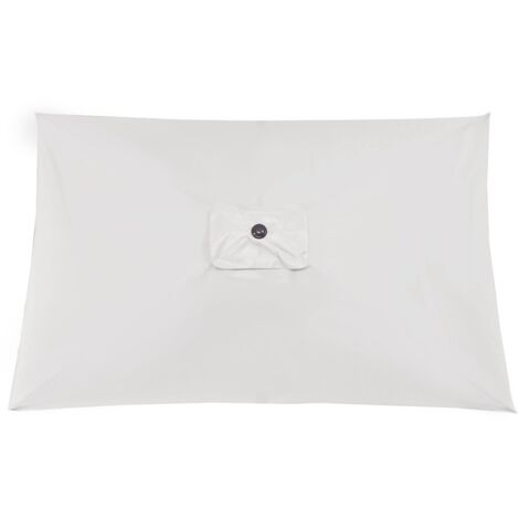 Eosnow Protecteur imperméable de couverture de parapluie de jardin, couvertures extérieures de pluie de Patio,Blanc cassé sans porte-parapluie