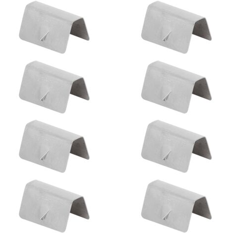 Eosnow Clips de retenue de fixation en acier inoxydable, 8 pièces, canal de déflecteur de pluie et de vent pour voiture, adaptés à HEKO G3