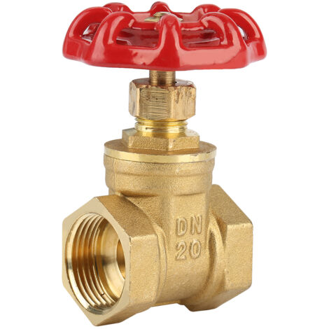 Eosnow Vanne à vanne en laiton DN20 BSPP G3/4, vanne d'écluse rotative 232PSI pour eau, pétrole et gaz (1/5)