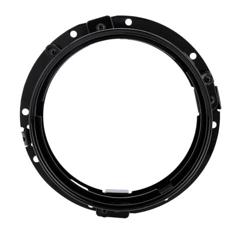 Eosnow Support de montage d'anneau rond de phare de voiture de 7 pouces pour Jeep Wrangler (noir) (1/5)