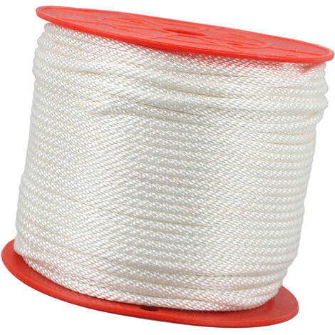 Zerodis Corde De Démarreur 10m Nylon 4.0mm – Cordon Traction Robuste Pour Tondeuse, Tronçonneuse, Débroussailleuse