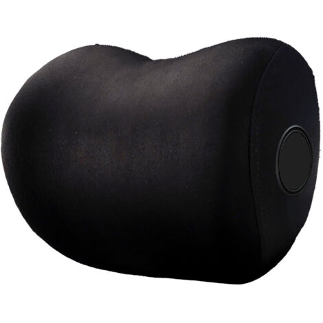 Appui-tête de siège de voiture en mousse à mémoire de forme, repose-tête, appui-tête, coussin de cou, oreillers pour voiture et bureau, noir (1/5)